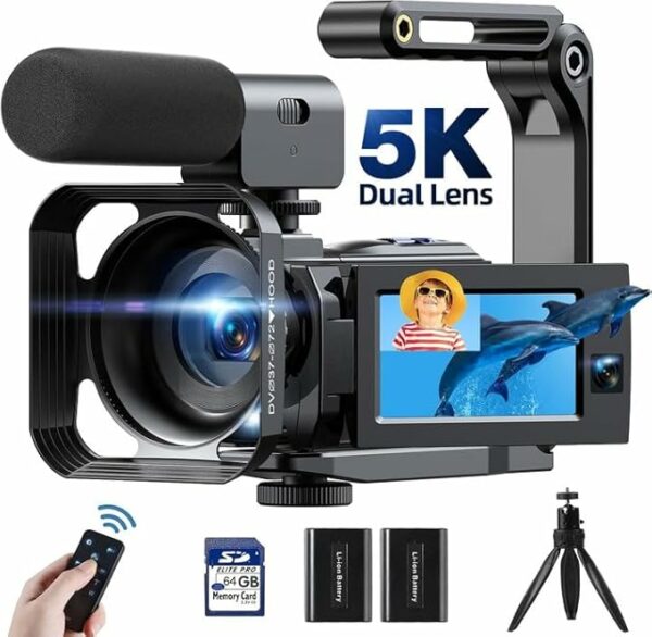 5K Videocamera 56MP Camcorder